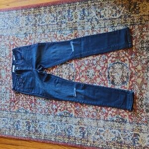 Jessica Simpson Distressed Jeans 26 Curvy High Rise Skinny Denim Pants